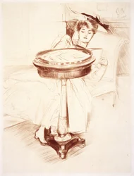 Femme lisant, c.1895